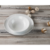 ASSIETTE A PAIN BOSS 16,5CM PORCELAINE BLANCHE