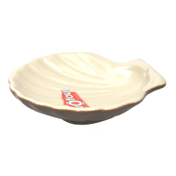 COQUILLE CANNELLE 13CM EN POTERIE