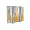 LOT DE 2 CHOPES A BIERE DE 33CL EN VERRE TRANSPARENT