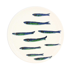 ASSIETTE PLATE SARDINE 25CM...