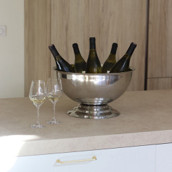 VASQUE À CHAMPAGNE EN INOX...
