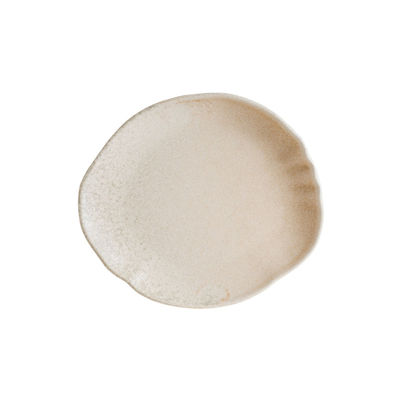 ASSIETTE OVALE SAHARA TONE 24CM EN GRES VITRIFIE
