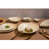ASSIETTE OVALE SAHARA TONE 24CM EN GRES VITRIFIE