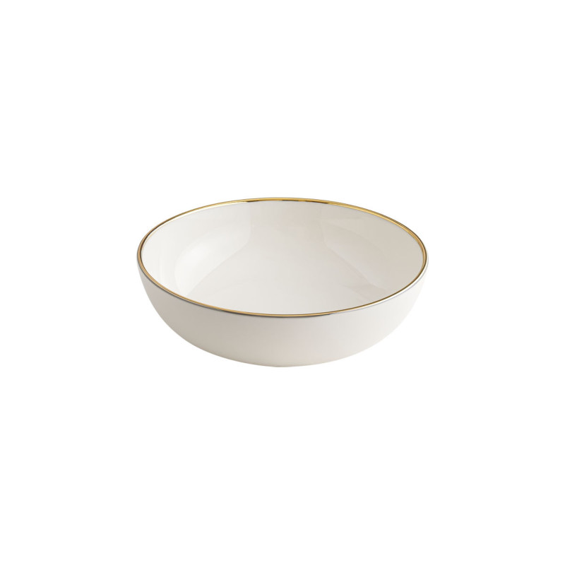 BOL GOLD LINE NEAT 18CM EN PORCELAINE