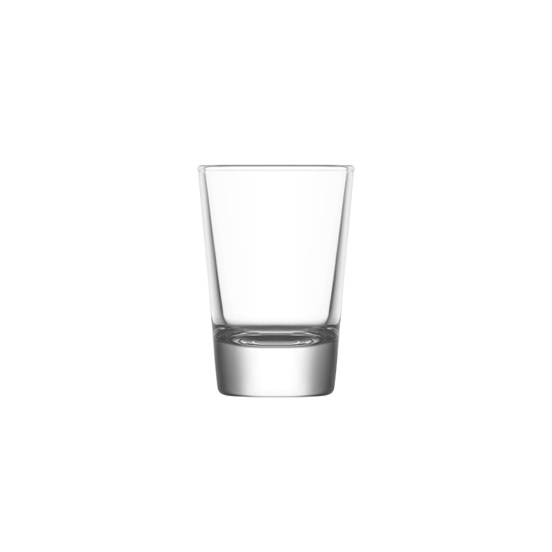 LOT DE 6 SHOOTERS BOSTON 6.2CL EN VERRE TRANSPARENT