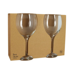 LOT DE 2 VERRES À PIED...