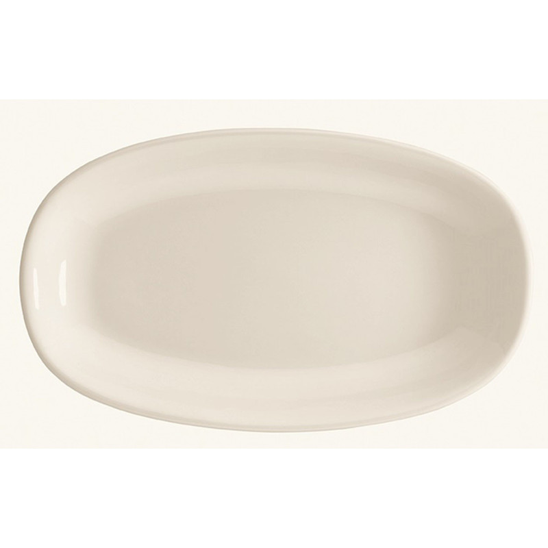 ASSIETTE OVALE GOURMET 15X8.5CM PORCELAINE