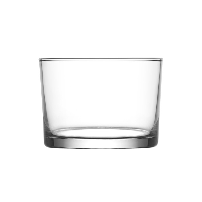 LOT DE 4 GOBELETS BONITA 24CL EN VERRE TRANSPARENT FORME BASSE