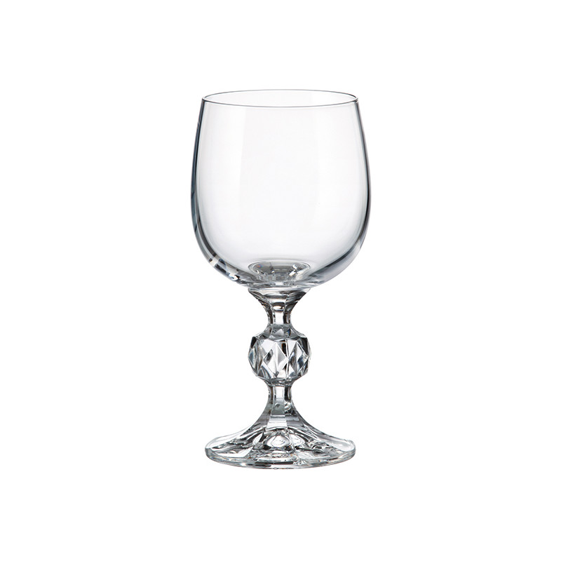 LOT DE 3 VERRES À PIED MATIGNON 19CL EN CRISTALLIN