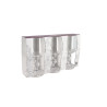 LOT DE 3 VERRES À PIED MATIGNON 23CL EN CRISTALLIN