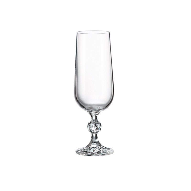 LOT DE 3 FLÛTES MATIGNON 18CL EN CRISTALLIN