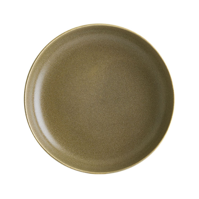 ASSIETTE CALOTTE TERRA POTT 22CM EN PORCELAINE