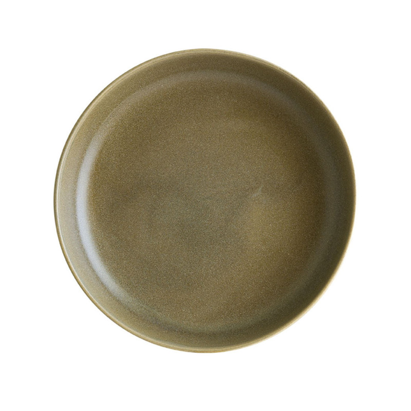 ASSIETTE CALOTTE TERRA POTT 25CM EN PORCELAINE
