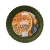 TOURTIÈRE OCTAVE DIAMÈTRE 29CM EN GRÈS VERT