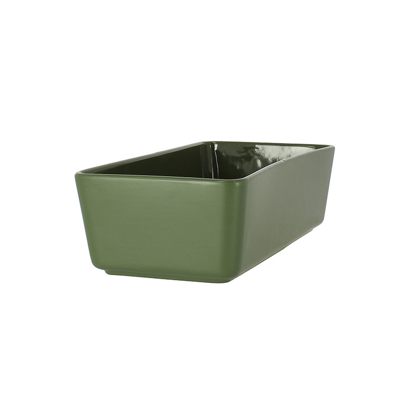 MOULE À CAKE OCTAVE 27X13.5CM EN GRÈS VERT