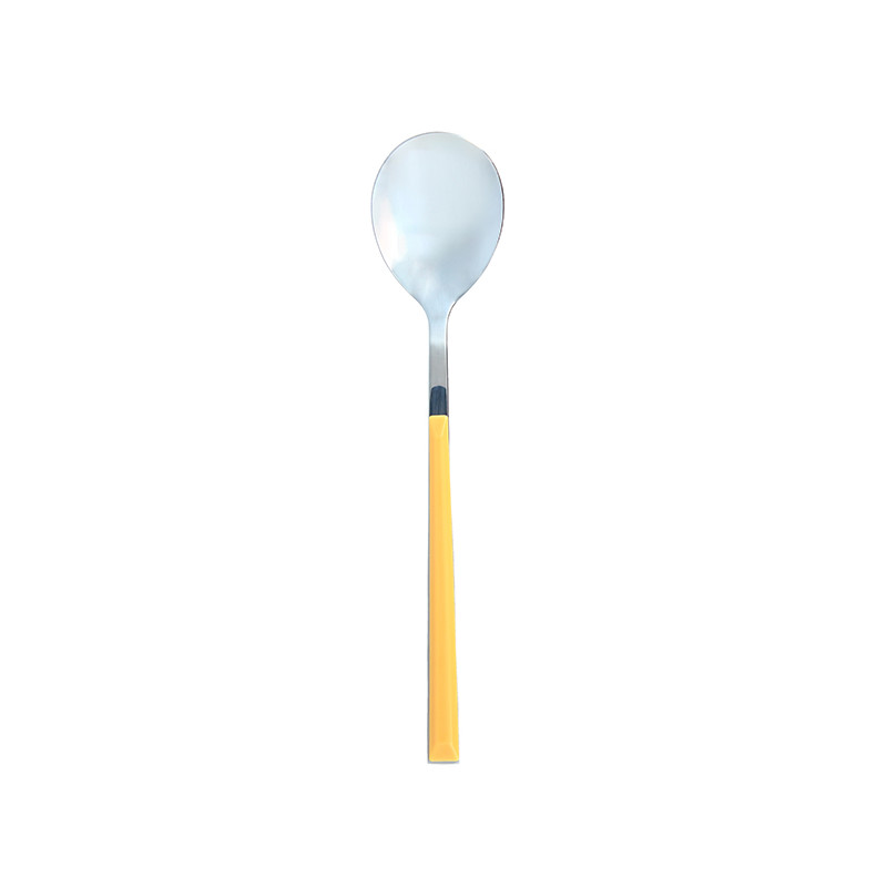 CUILLÈRE DE TABLE COLORAMA 21.5CM EN ACIER INOXYDABLE SAFRAN