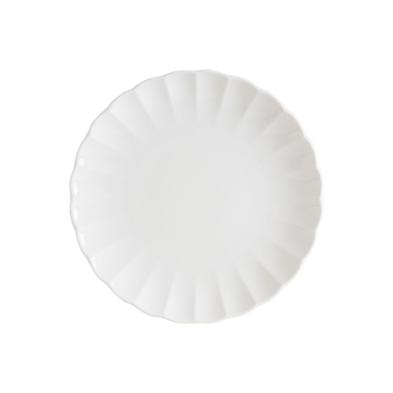 ASSIETTE PLATE EAST 27CM EN PORCELAINE BLANCHE
