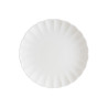 ASSIETTE PLATE EAST 27CM EN PORCELAINE BLANCHE