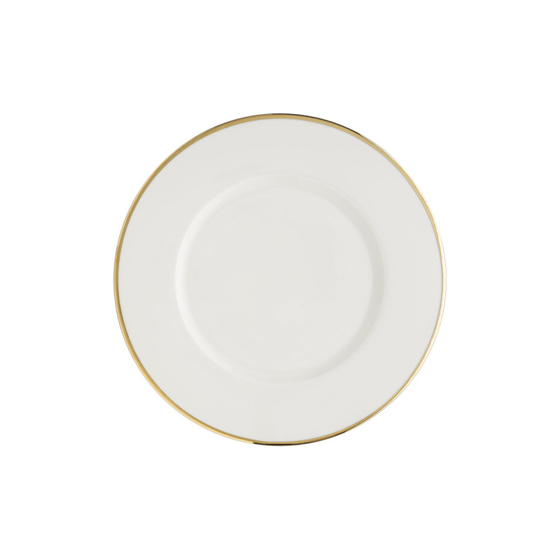 ASSIETTE PLATE GOLD LINE 24CM EN PORCELAINE