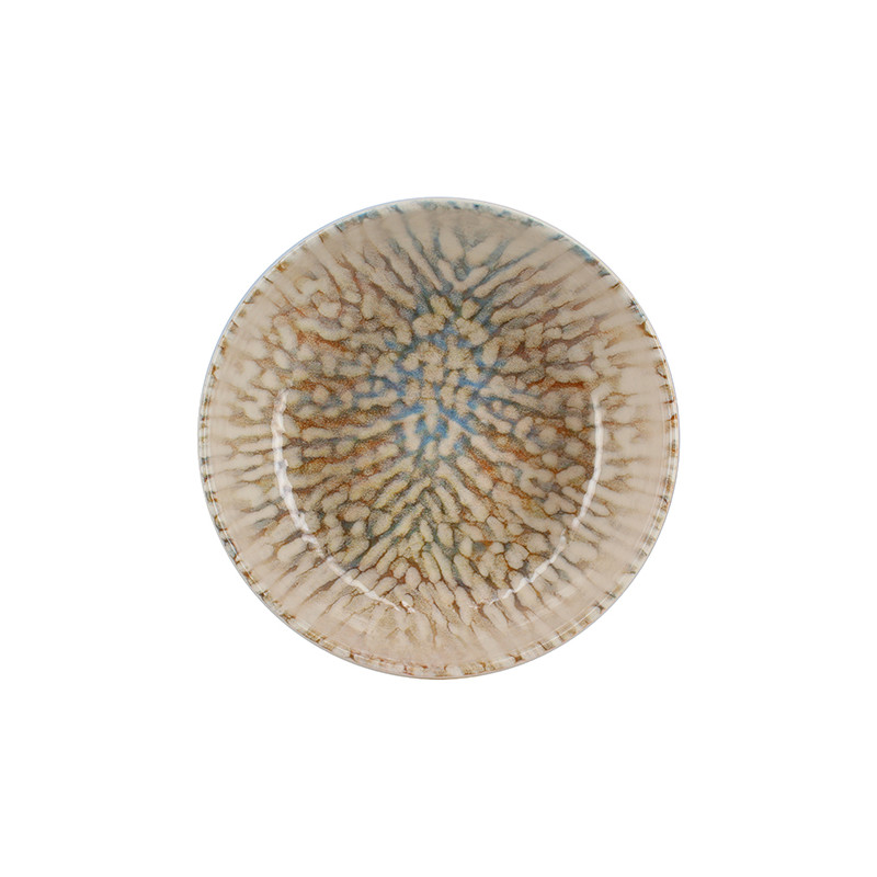 COUPELLE AMBRE 600ML EN GRÈS MARRON ET BEIGE