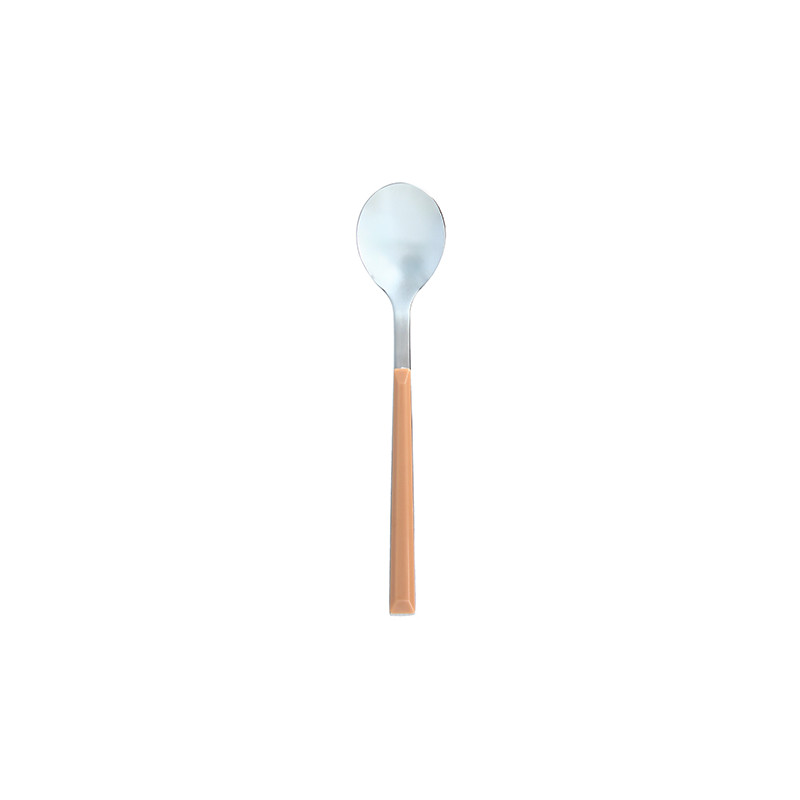 CUILLÈRE À CAFÉ COLORAMA 16.5CM EN ACIER INOXYDABLE NOISETTE