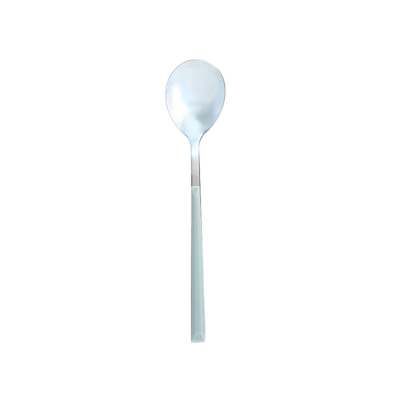 CUILLÈRE DE TABLE COLORAMA 21.5CM EN ACIER INOXYDABLE GRIS