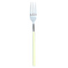 FOURCHETTE DE TABLE COLORAMA 21CM AN ACIER INOXYDABLE CRÈME