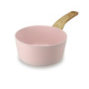 CASSEROLE 16CM ALUMINIUM RECYCLÉ COULEUR ROSE INDUCTION COLORAMA