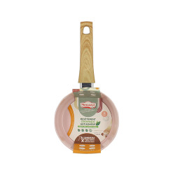 CASSEROLE 16CM ALUMINIUM RECYCLÉ COULEUR ROSE INDUCTION COLORAMA