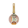 CASSEROLE 16CM ALUMINIUM RECYCLÉ COULEUR ROSE INDUCTION COLORAMA
