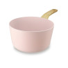 CASSEROLE COLORAMA 20CM EN ALUMINIUM RECYCLÉ ROSE INDUCTION