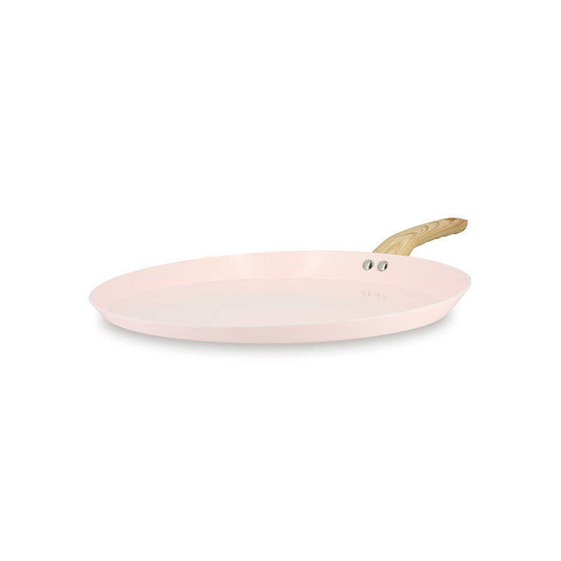 GALÉTIÈRE COLORAMA 32CM EN ALUMINIUM RECYCLÉ ROSE INDUCTION