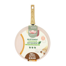GALÉTIÈRE COLORAMA 32CM EN ALUMINIUM RECYCLÉ ROSE INDUCTION