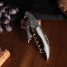 TIRE BOUCHON SOMMELIER EN MÉTAL FINITION MIROIR