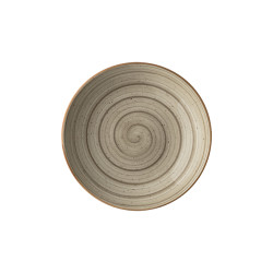 ASSIETTE CREUSE TERRAIN BLOOM 25CM PORCELAINE