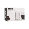 LOT 2 TASSES HELYA 25CL EN VERRE BOROSILICATE DOUBLE PAROI