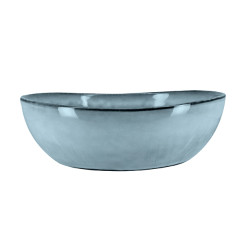 ASSIETTE CREUSE ARONAL 21CM EN GRÈS BLEU