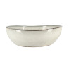 ASSIETTE CREUSE BORAL 21CM EN GRÈS BEIGE