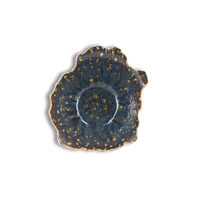 COUPELLE VENUS 13X6CM EN PORCELAINE BLEU