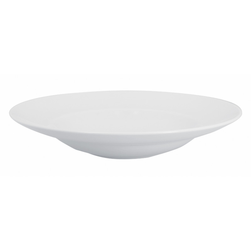 ASSIETTE A RISOTTO 30CM PORCELAINE BLANCHE