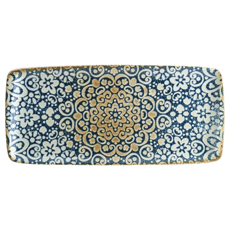 ASSIETTE RECTANGULAIRE MOOVE 34X16CM PORCELAINE