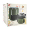 FRITEUSE À AIR CHAUD 4.5L COLORAMA OLIVE AVEC POIGNÉE FINITION BOIS