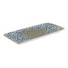 ASSIETTE RECTANGULAIRE MOOVE 34X16CM PORCELAINE