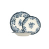 ASSIETTE PLATE FAUSTINE 26CM EN GRÈS BLEU