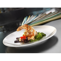 ASSIETTE CREUSE GOURMET 20CM PORCELAINE