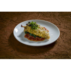 ASSIETTE PLATE GOURMET 21CM PORCELAINE