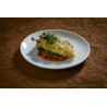 ASSIETTE PLATE GOURMET 21CM PORCELAINE