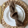 ASSIETTE DESSERT CHARLOTTE 21CM EN GRÈS BLANC