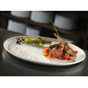 ASSIETTE PIZZA GOURMET 32CM PORCELAINE BLANC