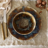 COUPELLE VOLCANO 16CM EN PORCELAINE MARRON